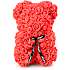 Rød rose bamse 28 cm