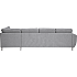 Rom Nordic venstrevendt U-sofa - antracit