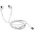 Streetz c210 In-ear høretelefoner - hvid