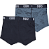 808 børne 2-pak boxershorts str. 10 år - blå