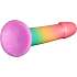 baseks Rainbow silikone dildo 18 cm