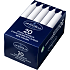 Kronelys ren stearin 2,4x20 cm 20-pak - hvid