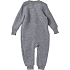 808 baby uld heldragt str. 62 - grå