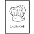 Kiss the cook - 30x40 cm