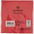 Salling ensfarvede servietter 33x33 cm 50-pak - Rød