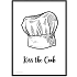 Kiss the cook - 50x70 cm