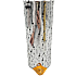 Bordbombe med dekoration 19,5 cm - flere varianter - assorteret