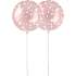Salling LED ballon Ø:45 cm 2-pak - Rose pastel