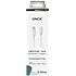 Sinox Pro lightning kabel til mini jack adapter - hvid