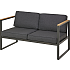 Ohio 2-personers loungesofa - Antracit