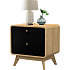 Caitlin natbord - egetræslook og sort