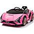Lamborghini Sian elektrisk bil 12v pink