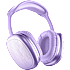Music Sound maxi 2 trådløse on-ear høretelefoner – lilla