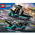 LEGO City Racerbil og biltransporter 60406