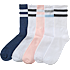 VRS dame 5-pak tennisstrømper str. 39/41 - multifarvet