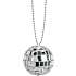 Halskæde med diskokugle - Sølv