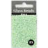 Rocaiperler softgrøn 25g hulst 0,6-1,0mm