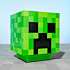 Minecraft Creeper lampe - grøn