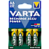 Varta Recharge Accu Power 4-pak AA 2600mAh genopladelige batterier