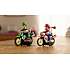 Nintendo Super Mario Galaxy Movie figur med motorcykel - flere varianter - assorteret