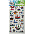 Boost-My-Bag 3D skum klistermærker – flere varianter - assorteret
