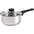 Køkkenchef kasserolle m/låg - stål (1,5L)
