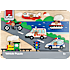 Køretøj/brandbil træpuslespil - flere varianter - assorteret