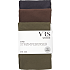 VRS 3-pak strømpebukser str. L/XL- sort/brun/grøn
