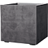 Millennium firkantet krukke 25x25x25 cm - antracit