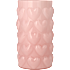 Vase m. hjerter (20cm) - lyserød