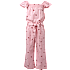 VRS børne buksedragt str. 116 - rosa