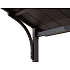 Aspe grillpavillon 244 x 153 cm - brun stålstel