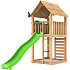 Jungle Gym Cabin 2.1 legetårn inkl. rutsjebane