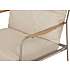 Markly loungestole m/hynder og bord - natur