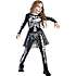Halloween glam skelet kostume str. 128