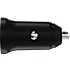 X2O 2x12W dobbelt billader USB-A/A - Sort