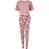 VRS dame pyjamas str. M - lyserød