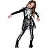 Halloween glam skelet kostume str. 116