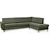 Madrid Nordic højrevendt open-end sofa - grøn