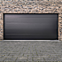 Garageport panel  med motor - sort