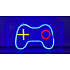 Kontroller neonskilt - blå