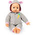Mami Baby grå dukke heldragt 42-46 cm