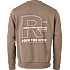JJ REBEL herre sweatshirt str. L - brun