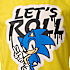 Sonic T-shirt str. 98/104 - gul
