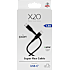 X2O SUPERFLEX 60W USB-C/C-kabel 1,5M - Sort