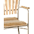 Kerteminde teak havestol - dusty brown