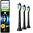 Philips Sonicare W2 Optimal White tandbørstehoveder 3-pak - sort
