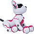 Action zone fjernstyret robot hund - lyserød
