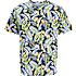 JJ REBEL herre T-shirt med print str. 2XL - mørkeblå