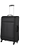 Global lightweight trolley 4 hjuls 75 cm - sort
